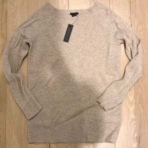 Theory cashmere sweater / small / oatmeal